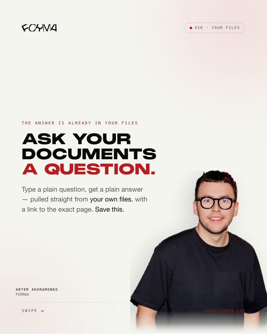 Ask Your Documents a Question — cover