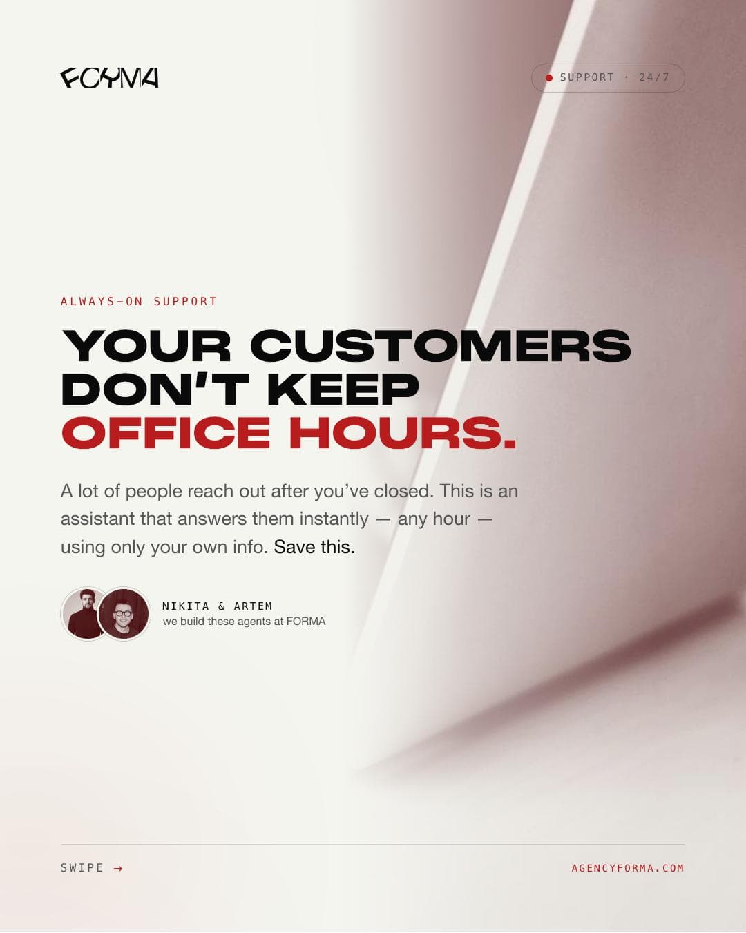 Customer Support That Never Sleeps — cover